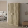 Rousseau - Opbergkast Space 2 deuren en 4 legplanken Sonoma - 148x72x36 cm | Belga Meubelen Sale