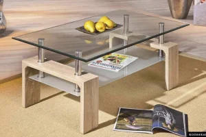 Rousseau - Salontafel Alana Decor sonoma - 45x100x60 cm | Belga Meubelen Hot