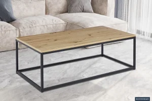 Rousseau - Salontafel Dallas Decor Oude eik - 40x120x60 cm | Belga Meubelen Hot