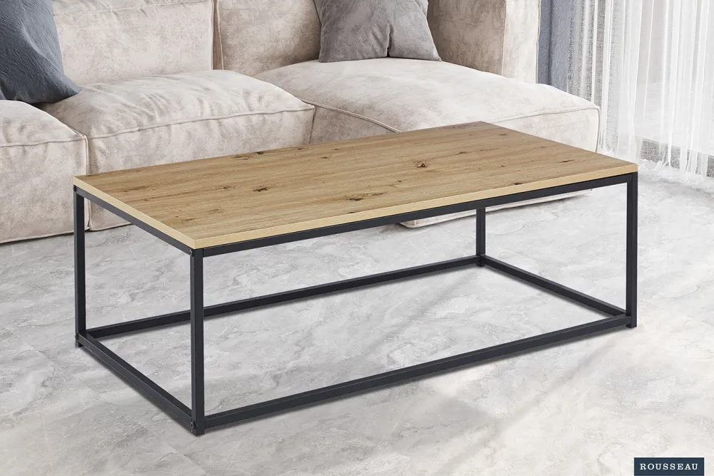 rousseau__salontafel_dall_0-3.webp Rousseau - Salontafel Dallas Decor Oude eik - 40x120x60 cm | Belga Meubelen Hot