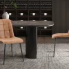 Rousseau - Set van 4 stoelen Furas Vintage PU Cognac - 88x46.5x59.5 cm | Belga Meubelen Hot