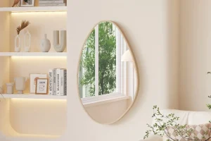 Rousseau - Spiegel Romi 80x50 Oude eik - 80x50x0.8 cm | Belga Meubelen Online