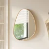 Rousseau - Spiegel Roza 80x60 Oude eik - 80x60x0.8 cm | Belga Meubelen Online