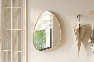 Rousseau - Spiegel Roza 80x60 Oude eik - 80x60x0.8 cm | Belga Meubelen Online