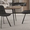 Rousseau - Stoel Ariba Stof Donkergrijs - 80x51x61 cm | Belga Meubelen Outlet