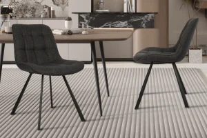 Rousseau - Stoel Ariba Stof Donkergrijs - 80x51x61 cm | Belga Meubelen Outlet