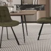Rousseau - Stoel Ariba Stof Groen - 80x51x61 cm | Belga Meubelen Best