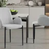 Rousseau - Stoel Bilbao Stof Lichtgrijs - 88x60x57 cm | Belga Meubelen Outlet