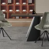 Rousseau - Stoel Dante Stof Groen - 85.5x51x60 cm | Belga Meubelen Clearance