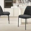 Rousseau - Stoel Ella Stof Grijs - 83x48x57 cm | Belga Meubelen Clearance