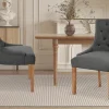 Rousseau - Stoel Fancy Stof Antraciet - 93x56x60 cm | Belga Meubelen Discount