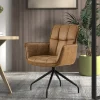 Rousseau - Stoel Ibiza - Stof Lichtbruin - 88x59x63 cm | Belga Meubelen Clearance