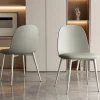 Rousseau - Stoel Jasmin Zitting PP kussen PU Grijs-groen - 81x51x44 cm | Belga Meubelen Outlet
