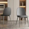 Rousseau - Stoel Jasmin Zitting PP kussen PU Grijs - 81x51x44 cm | Belga Meubelen New