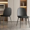 Rousseau - Stoel Jasmin Zitting PP kussen PU Zwart - 81x51x44 cm | Belga Meubelen Fashion