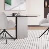 Rousseau - Stoel Mahi - Stof Beige - 90x59.5x66 cm | Belga Meubelen Clearance
