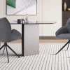 Rousseau - Stoel Mahi - Stof Donkergrijs - 90x59.5x66 cm | Belga Meubelen Fashion
