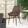 Rousseau - Stoel Mirano Micro fiber PU Bruin - 86x49x61 cm | Belga Meubelen New