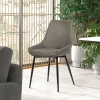 Rousseau - Stoel Mirano Micro fiber PU Grijs - 86x49x61 cm | Belga Meubelen Clearance