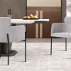 Rousseau - Stoel Naomi Stof Beige - 83x60.5x60 cm | Belga Meubelen Online