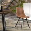 Rousseau - Stoel Oslo PU Cognac - 84x44x57 cm | Belga Meubelen Discount