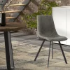 Rousseau - Stoel Oslo PU Grijs - 84x44x57 cm | Belga Meubelen Outlet