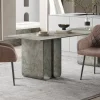 Rousseau - Stoel Peron Micro fiber PU Bruin - 82x55.5x62 cm | Belga Meubelen Outlet