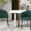 Rousseau - Stoel Sevilla Stof Groen - 79x57x62 cm | Belga Meubelen Clearance