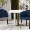 Rousseau - Stoel Sevilla Stof Blauw - 79x57x62 cm | Belga Meubelen Discount