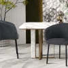 Rousseau - Stoel Sevilla Stof Donkergrijs - 79x57x62 cm | Belga Meubelen New
