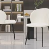 Rousseau - Stoel Toledo Boucle - Wit - 80x51x55 cm | Belga Meubelen Sale