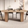 Rousseau - Tafel Lagos 200 cm Ovaal Decor Oude eik - 76x200x110 cm | Belga Meubelen Hot