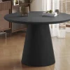 Rousseau - Tafel Miklos 120 cm Rond Decor Donkerbruin - 75x120x120 cm | Belga Meubelen Best