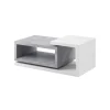 Salontafel Bota - Wit/Beton - 120x47x60cm | Belga Meubelen Online
