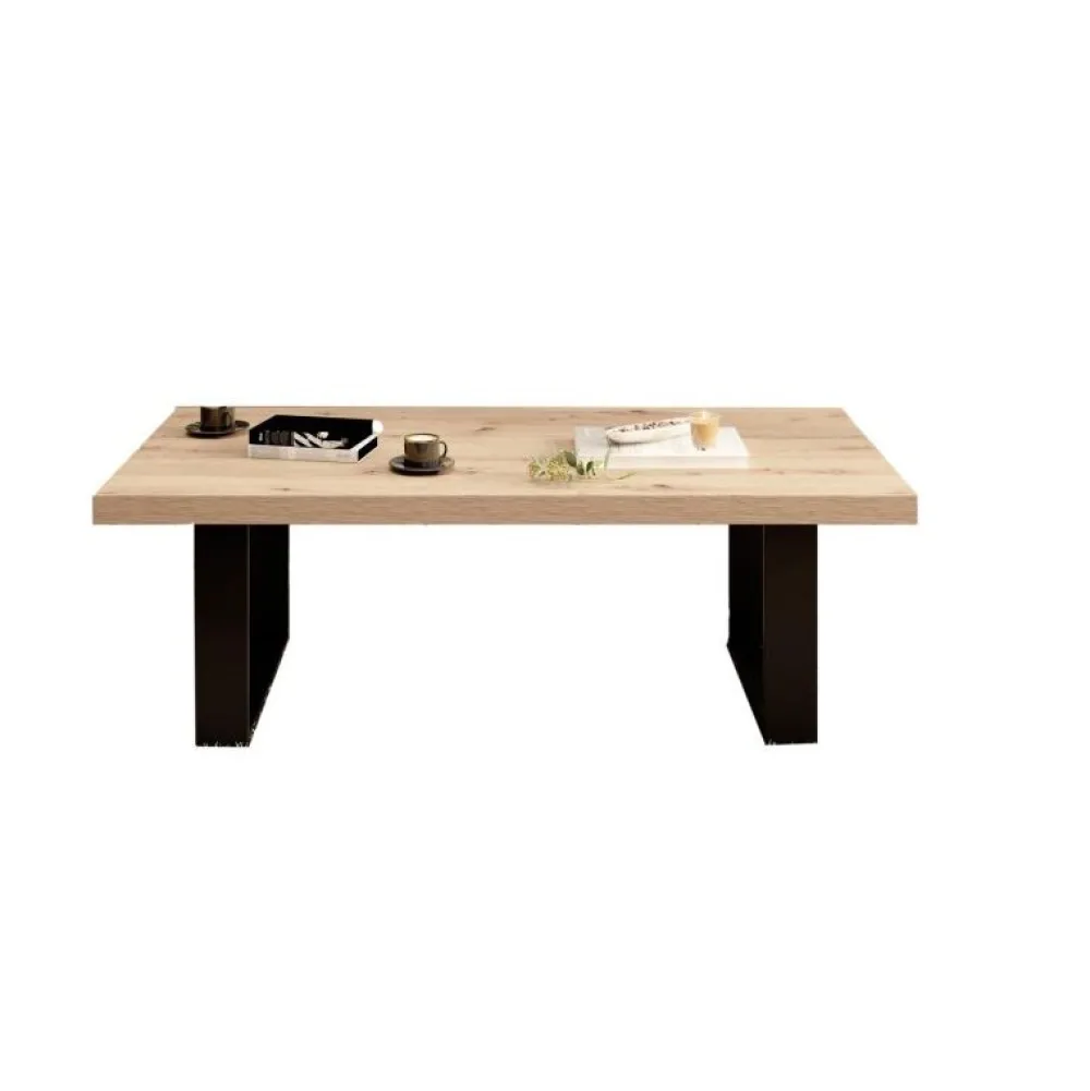salontafel_dijon__lichte__0.webp Salontafel Dijon - Lichte Eik - U-poten - 135x45x70cm | Belga Meubelen Clearance