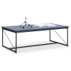 Salontafel Walter - Zwart - 67x41x47cm | Belga Meubelen Online