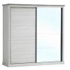 TCY Kleerkast Orlando - 2 schuifdeuren - Grijze Eik - 215x215x60cm | Belga Meubelen New