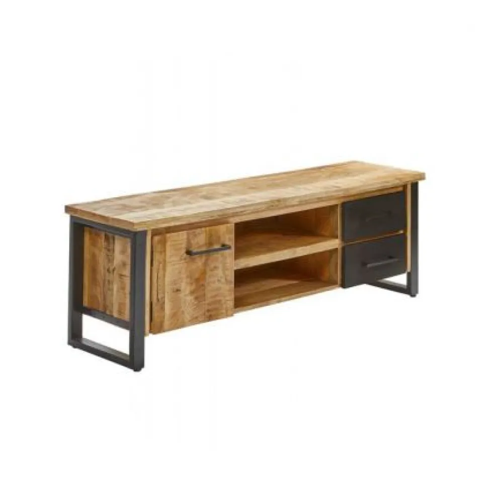 tvmeubel_san_remo__massie_0.webp TV-Meubel San Remo - Massief - Mangohout - 150x50x40cm | Belga Meubelen Fashion