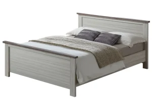 Tweepersoonsbed Orlando - Grijze Eik - 140x95x200cm | Belga Meubelen Discount