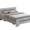 Tweepersoonsbed Oyster - Grijze Eik - 140x88x200cm | Belga Meubelen Best