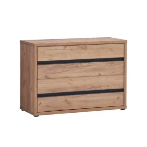 TYC - Commode Odessa - 2 lades - Lichte Eik - 110x40x47cm | Belga Meubelen Discount