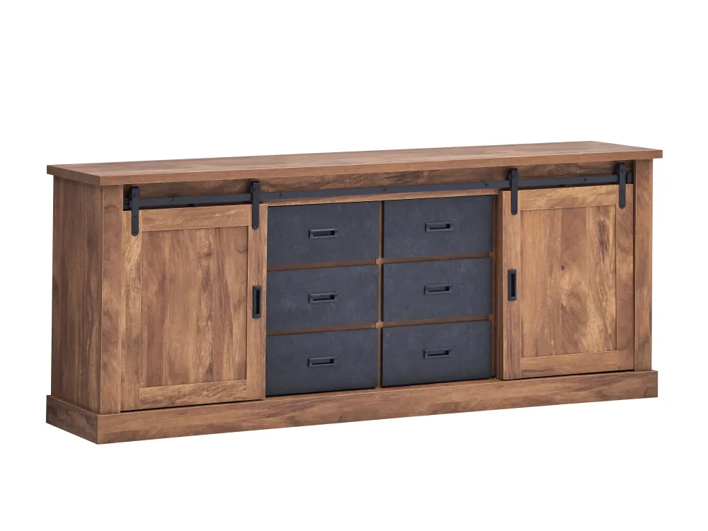 tyc__dressoir_odin__accac_0.webp TYC - Dressoir Odin - Accacia hout decor - Zwart beton elementen - 220x89x46cm | Belga Meubelen Clearance