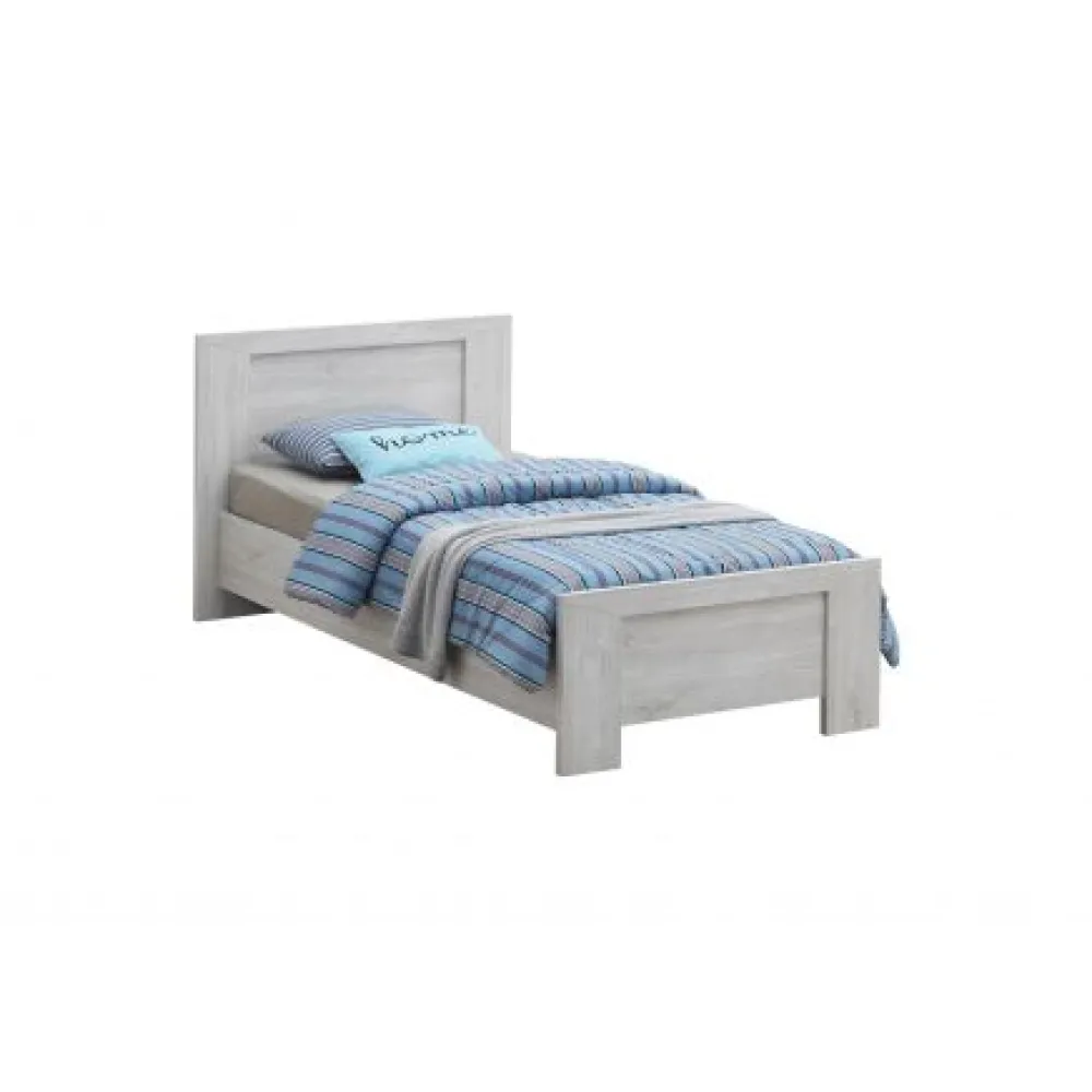 tyc__eenpersoonsbed_ozark_0.webp TYC - Eenpersoonsbed Ozark - Witte Eik - 90x88x200cm | Belga Meubelen Fashion