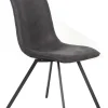 TYC - Eetkamerstoel Cowboy - Stof - Grijs - 47x88x60cm | Belga Meubelen Discount