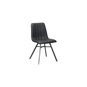 TYC - Eetkamerstoel Pony - Kunstleder - Zwart - 46x86x58cm | Belga Meubelen Fashion