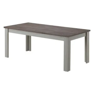 TYC - Eettafel Oakley - Grijze Eik/Donkere Eik - 170x76x90cm | Belga Meubelen New