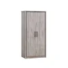 TYC - Kleerkast Olympia - 2 draaideuren - Grijze Eik - 100x208x55cm | Belga Meubelen Outlet