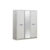 TYC - Kleerkast Ozark - 3 draaideuren - Witte Eik - 173x208x55cm | Belga Meubelen Best