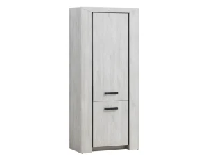 TYC - Kolomkast Ozark - Witte Eik - 82x193x45cm | Belga Meubelen Outlet