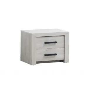 TYC - Nachtkastje Ozark - Witte Eik - 58x45x45cm | Belga Meubelen Clearance